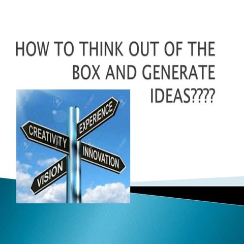 Think out of the box | PPTX