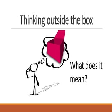 Think outside the box (A2A_2017) | PPSX