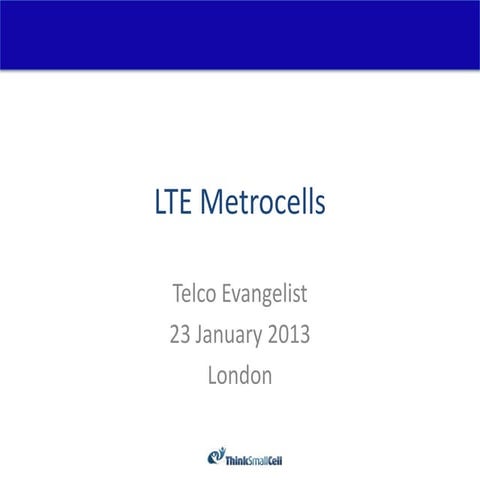 Telco evangelist 23 jan 2013