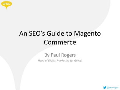 Magento SEO - ThinkVis Sept 2012
