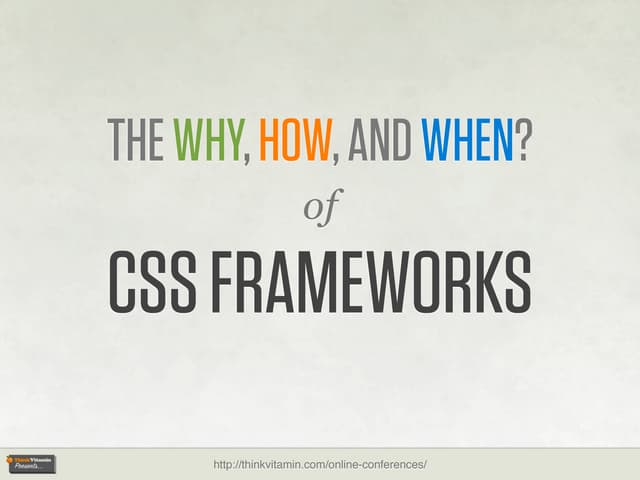 Think Vitamin CSS