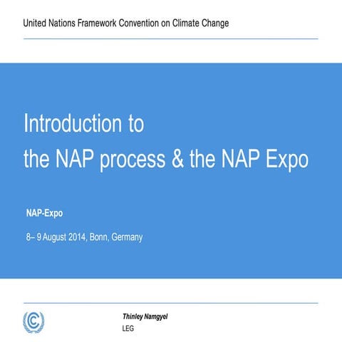 Climate Change Adaptation and the NAP Process | PPTX