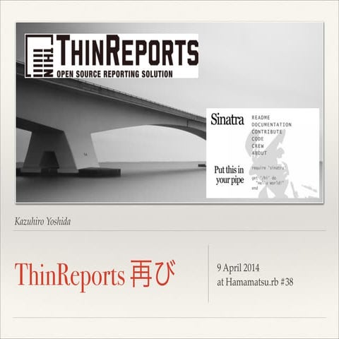 Thin reports再び