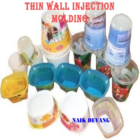Thin wall injection molding
