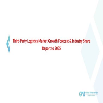 Event Logistics Market share 2026 - Industry Growth Forecast by 2035 | PPTX