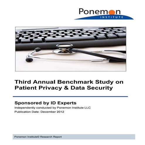 Third Annual Study on Patient Privacy