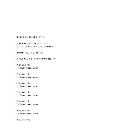THIRD EDITIONAn Introduction toEnterprise Archit.docx