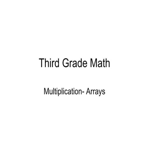 Third grade math