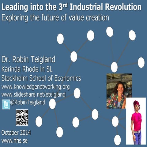 Leading into the Third Industrial Revolution