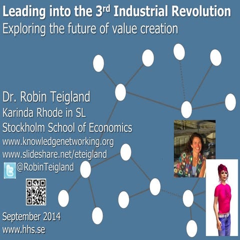 Third Industrial Revolution Sept 2014