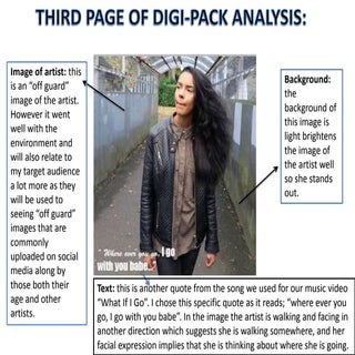 Third page of digi pack analysis