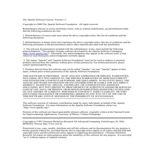 Third party license | PDF