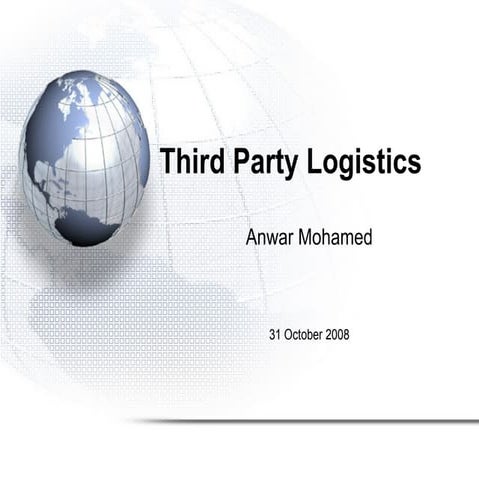 Third party logistics