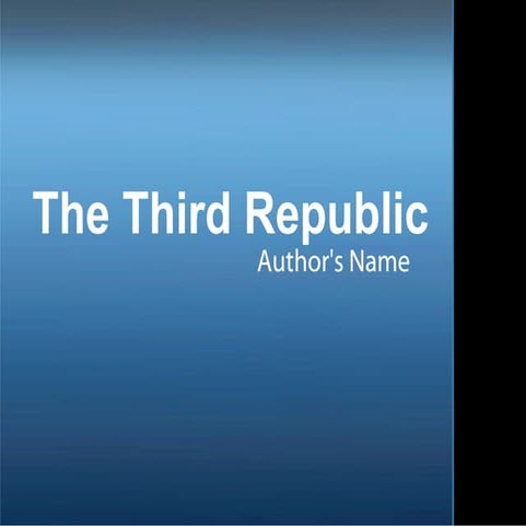 Third republic