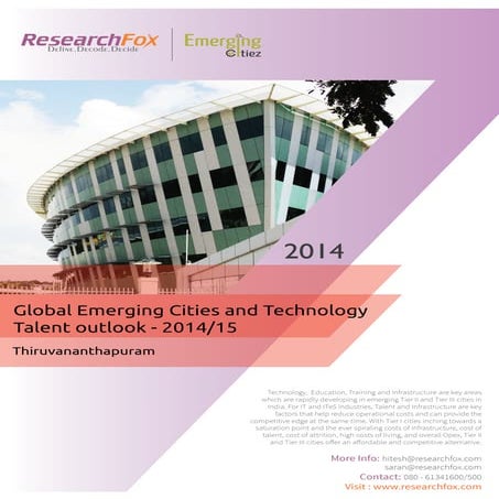 Emerging City Report - Thiruvananthapuram (2014)