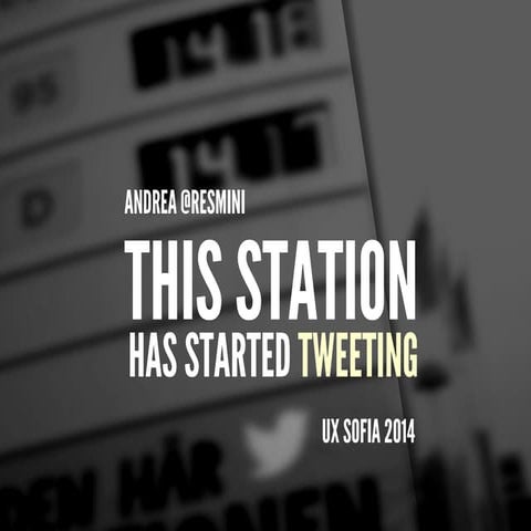 This Station Has Started Tweeting