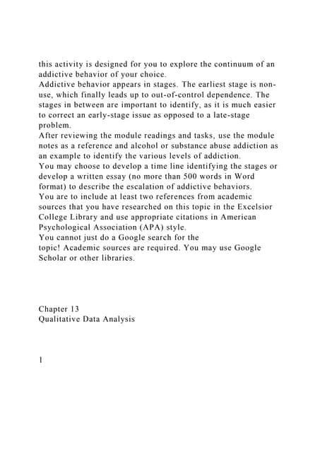 this activity is designed for you to explore the continuum of an a.docx