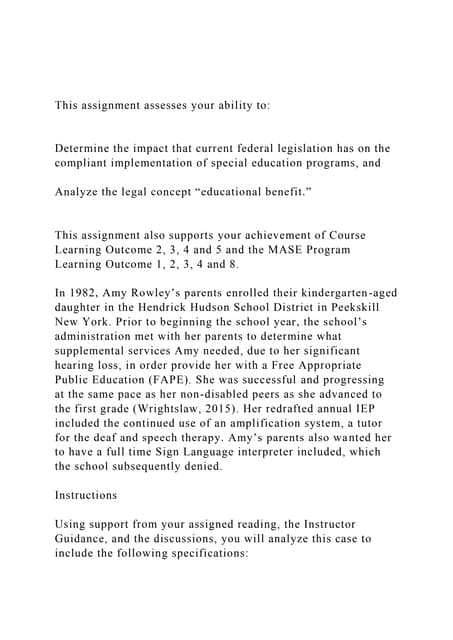 This assignment assesses your ability toDetermine the imp docx This assignment assesses your ability toDetermine the imp docx