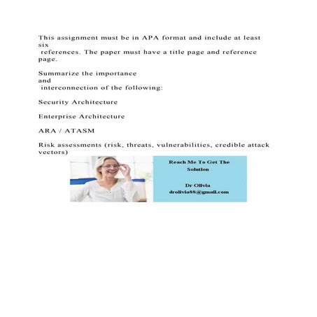 This assignment should be in APA format and have to include at l.docx