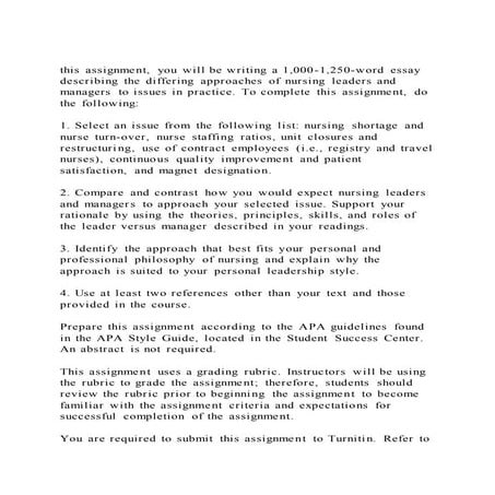 This assignment, you will be writing a 1,000 1,250-word essay desc