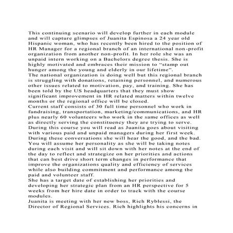 This continuing scenario will develop further in each module and w.docx