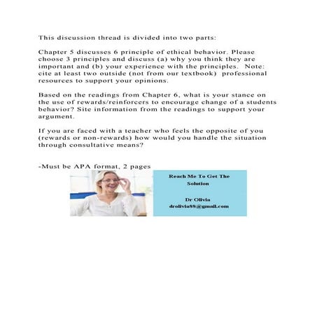 This discussion thread is divided into two partsChapter 5 discu.docx