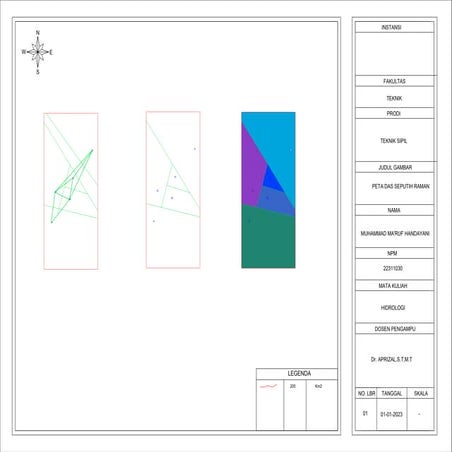 Hydrology Study and Base Map of Seputih Raman Area for Civil ...