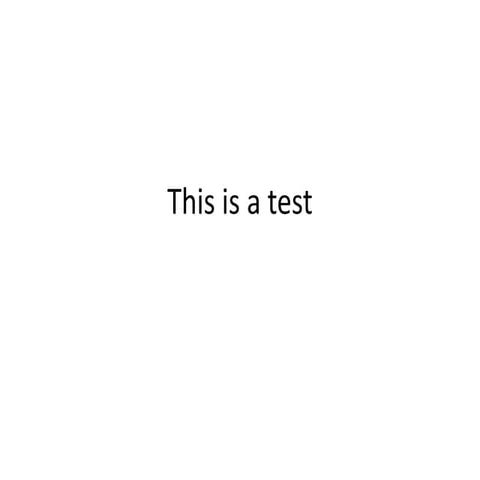 This is the test print | DOC