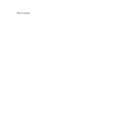 This is the test print | DOC
