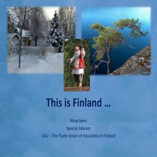 This is Education in Finland / by R...
