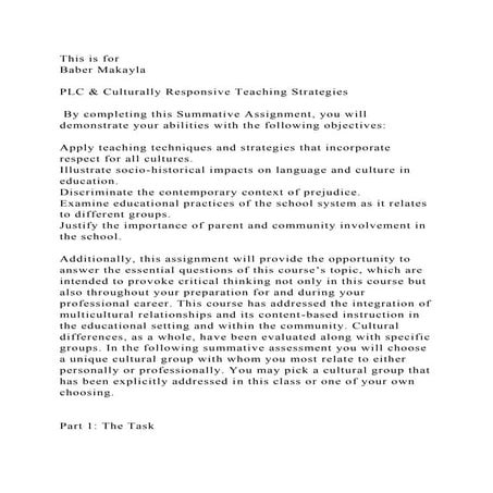 Ashford 3 - Week 2 - AssignmentMulticultural Perspective.docx