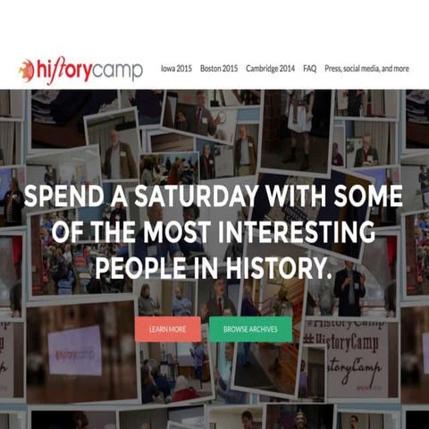 This is History Camp--The unconference for all things history