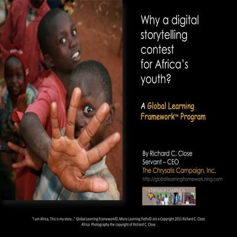 Why a Digital Storytelling Contest for African Youth - Contest Overview