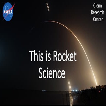 This is Rocket Science, a Presentation on how rockets work | PPTX