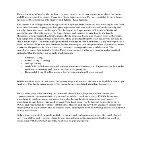 This is the story of my brother in law