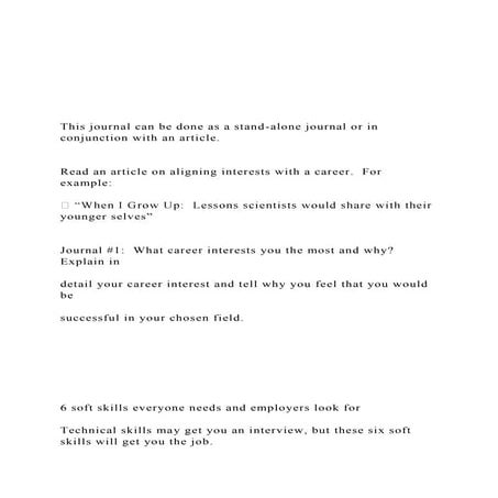 This journal can be done as a stand-alone journal or in .docx