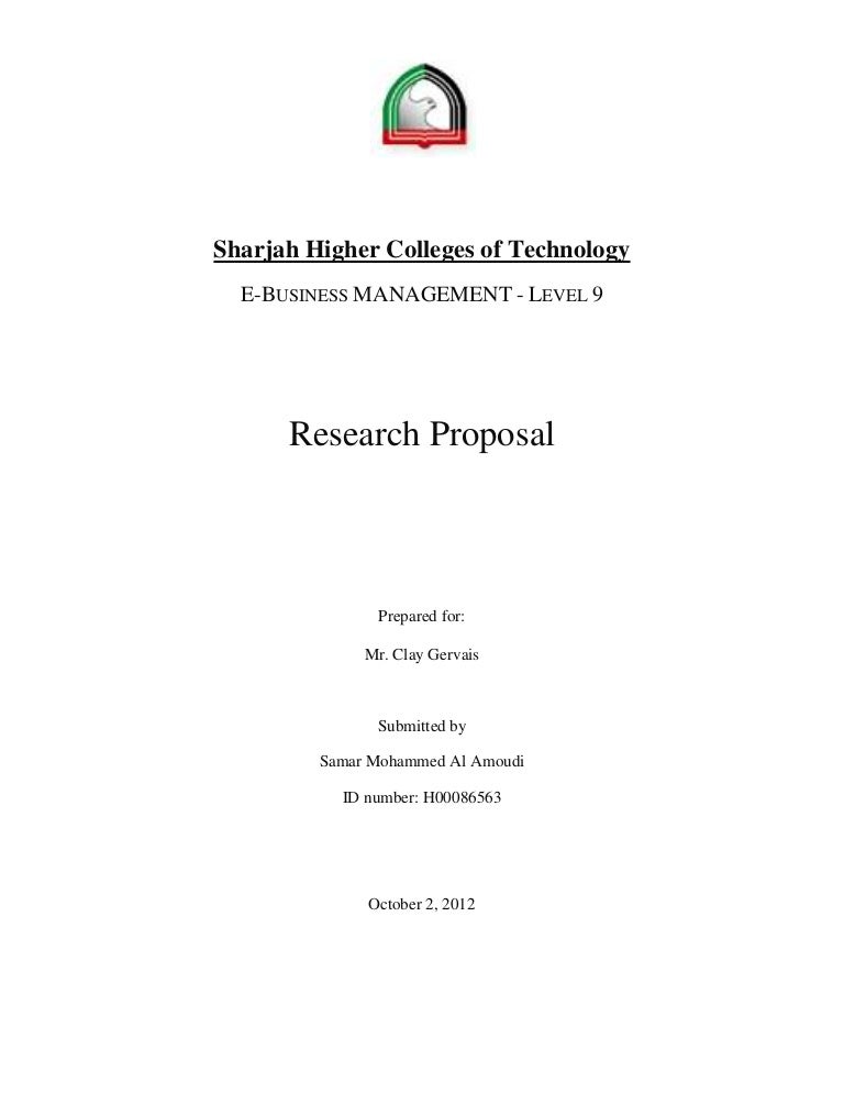 This Research Proposal Will Cover 10