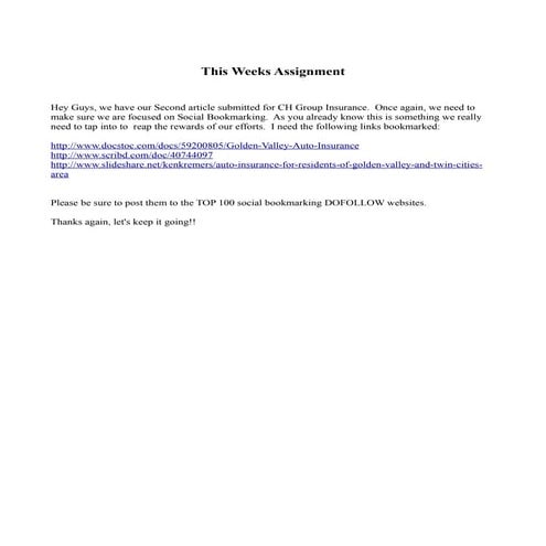 Today's assignment 11 03-10 | PDF