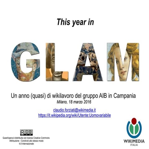 This year in GLAM_gdl AIB Campania_Milano_18032016
