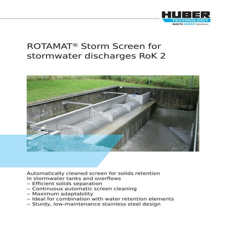 Compact & Complete Plant: ROTAMAT® Ro5 a new concept in headworks ...