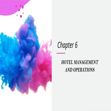 THM234 Chapter 6.pptx.chapter6. Torism and hotel management