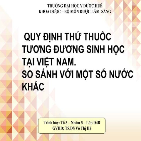 Thử nghiệm tương đương sinh học