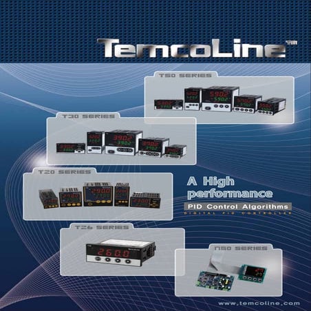 Thông số kỹ thuật bộ điều khiển nhiệt temcoline, Catalogue bộ điều khiển nhiệt