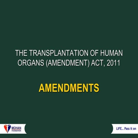 THOA 2.ppt Human Organ Transplantation Act