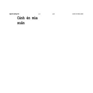 Cánh én mùa xuân