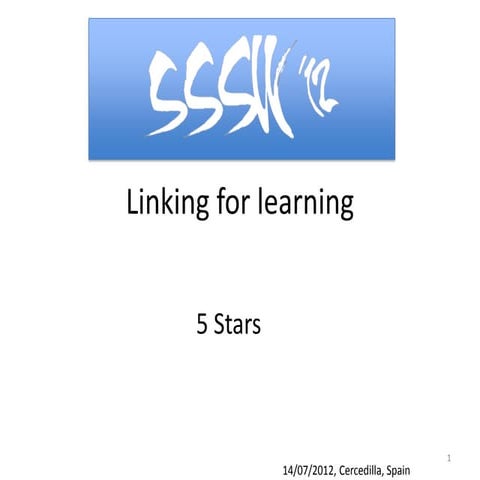 Linking for learning by Thomas Bosch
