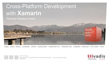 Cross-Platform Development with Xamarin
