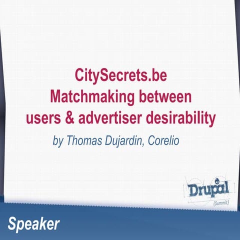 Thomas Dujardin, Citysecrets