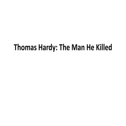 Thomas hardy