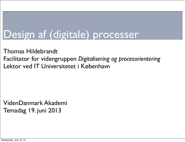 Thomas Hildebrandt process design 19062013